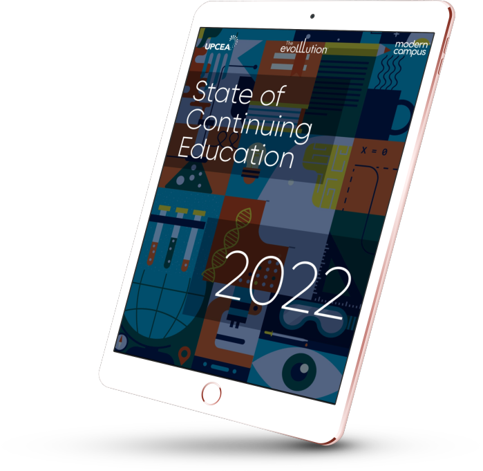 cover art for the first page of the State of Continuing Education 2022 report